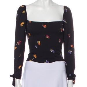 Reformation Top in Fruit Salad